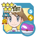 May (Champion) & Primal Kyogre